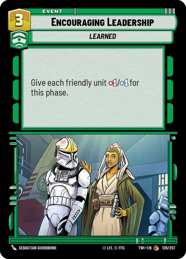 Encouraging Leadership, Twilight of the Republic Card Art