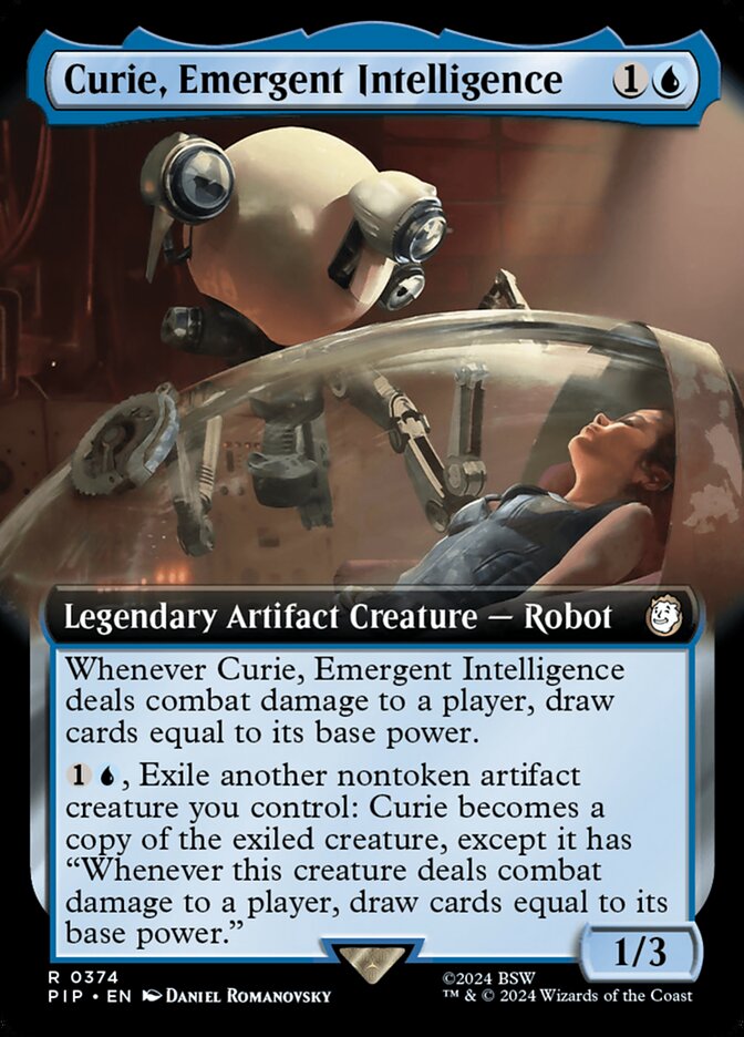 Curie, Emergent Intelligence, Fallout Card Art
