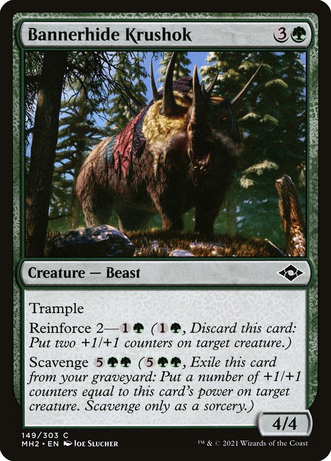 Bannerhide Krushok, Modern Horizons 2 Card Art