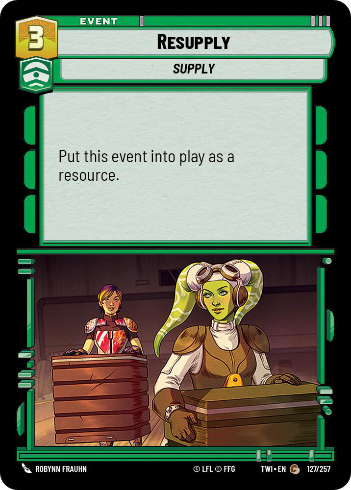 Resupply, Twilight of the Republic Card Art