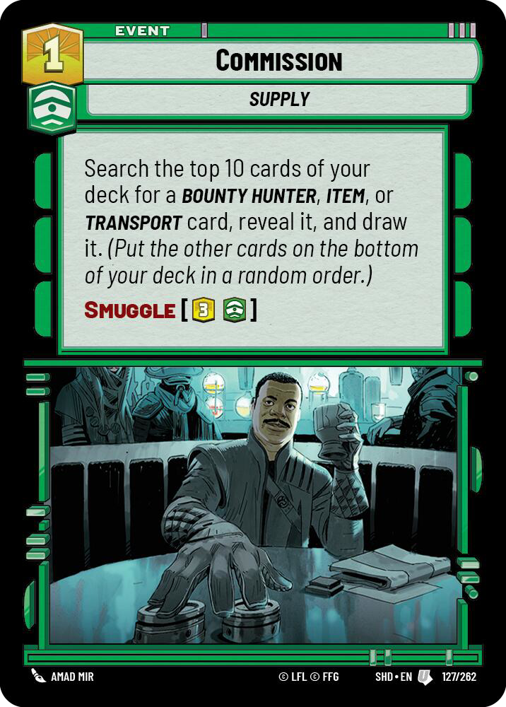 Commission, Shadows of the Galaxy Card Art