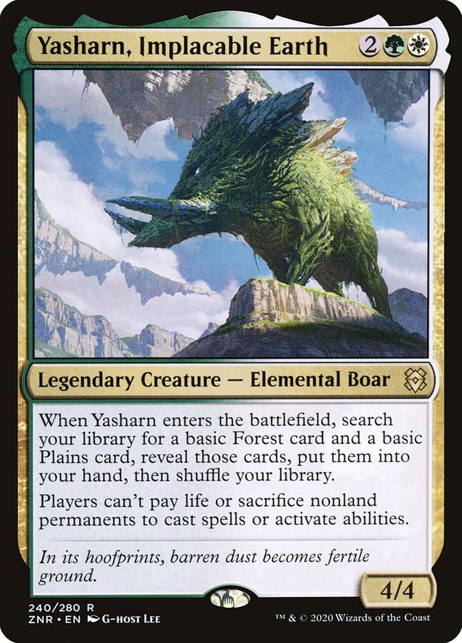 Yasharn, Implacable Earth, Zendikar rising Card Art