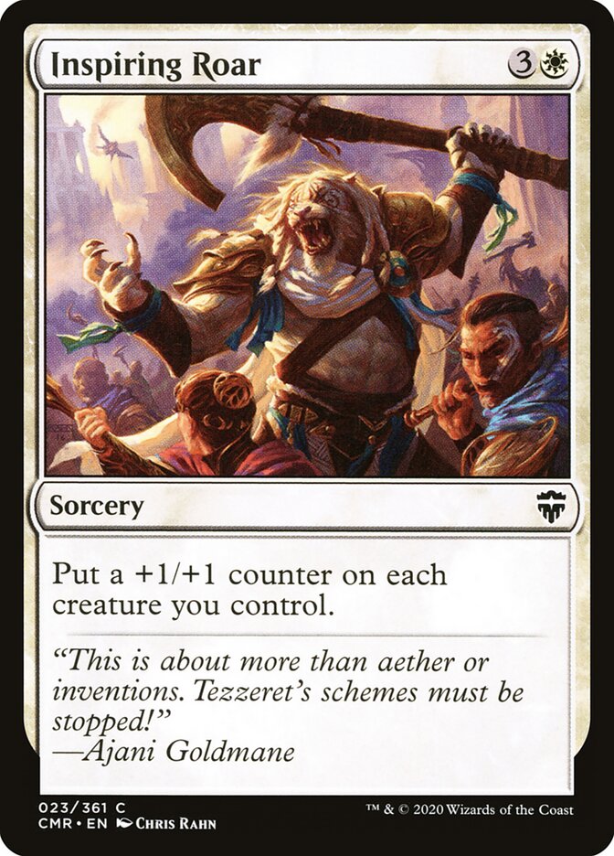 Inspiring Roar, Commander Legends Card Art