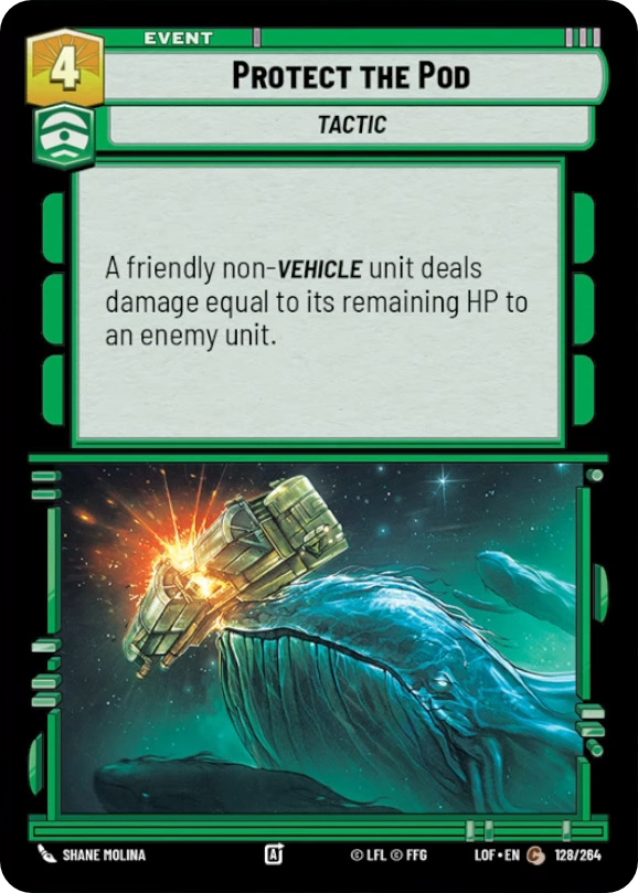 Protect the Pod, Legends of the Force Card Art