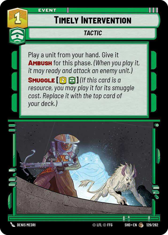 Timely Intervention - Foil