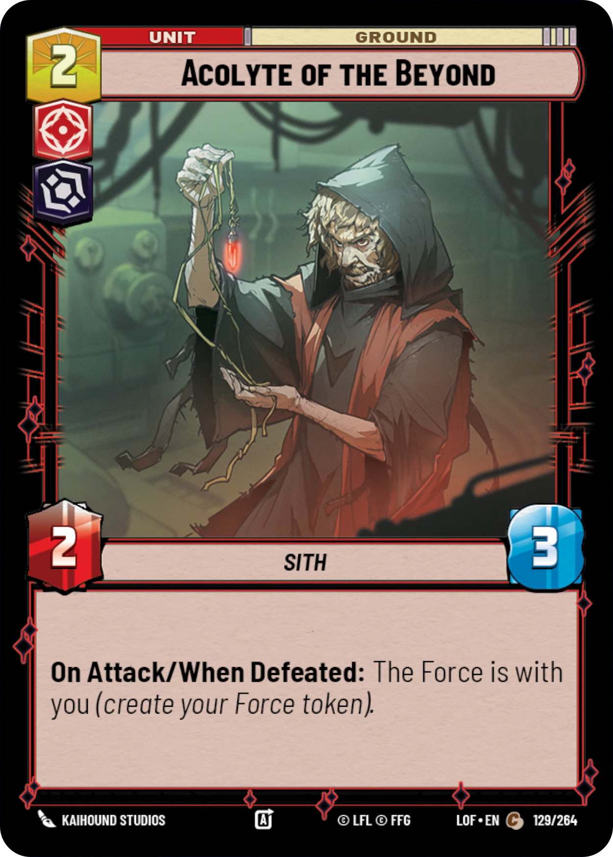 Acolyte of the Beyond, Legends of the Force Card Art