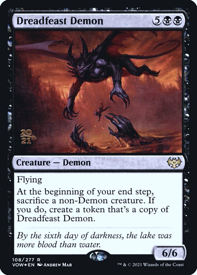 Dreadfeast Demon, Innistrad: Crimson Vow Promos Card Art