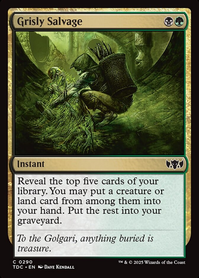 Grisly Salvage, Tarkir: Dragonstorm Commander Card Art