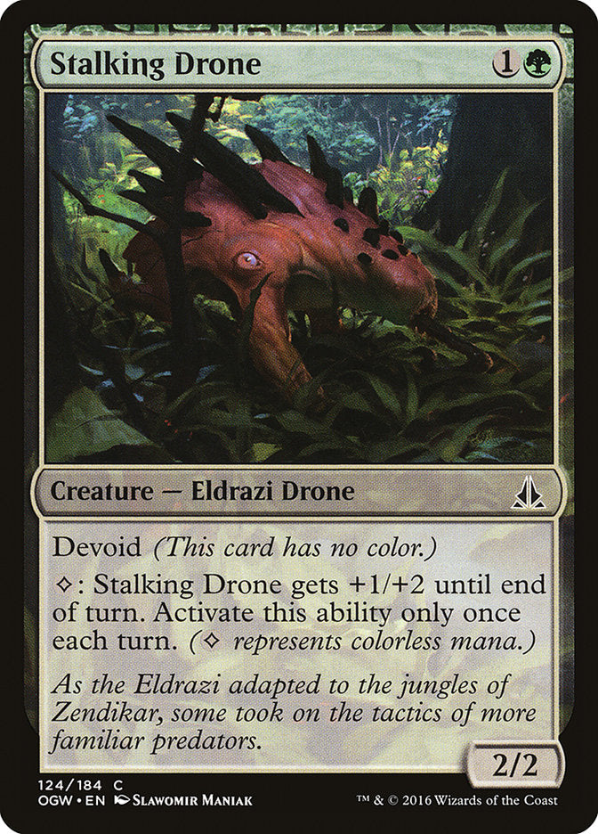 Stalking Drone, Oath of the gatewatch Card Art
