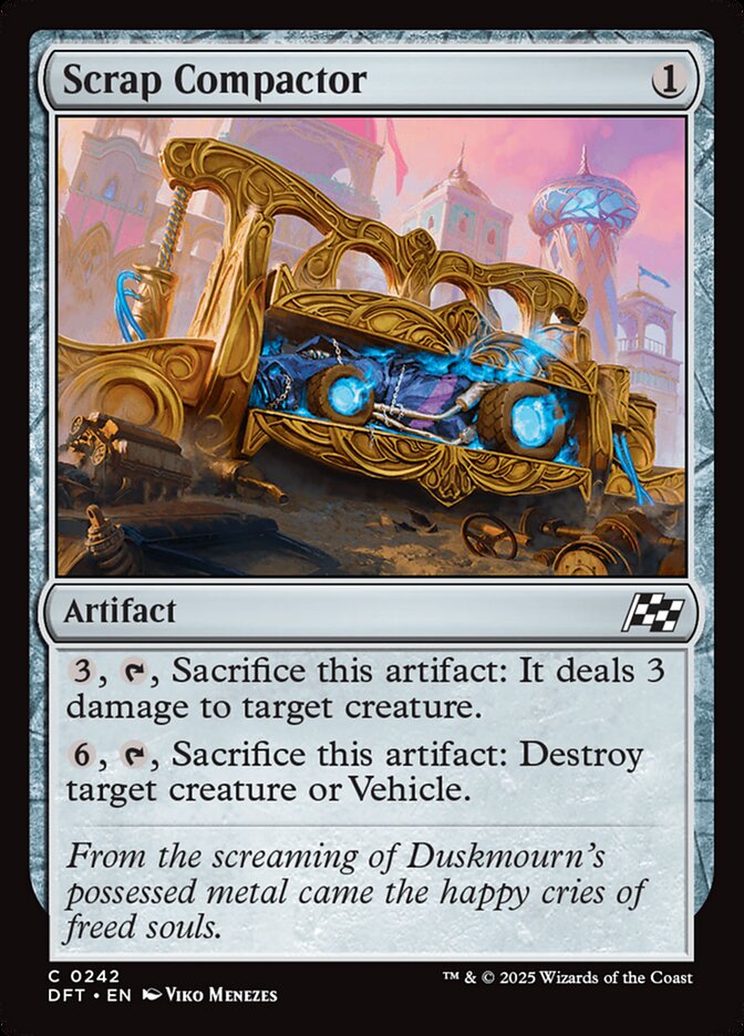 Scrap Compactor, Aetherdrift Card Art