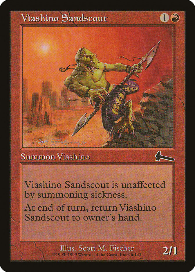 Viashino Sandscout, Urza's legacy Card Art