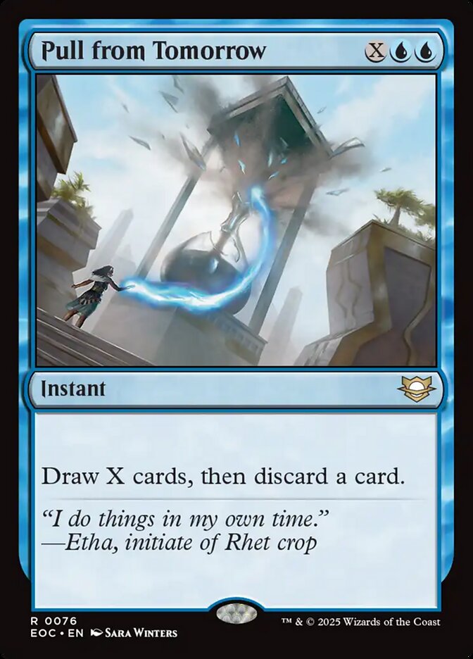 Pull from Tomorrow, Edge Of Eternities Commander Card Art