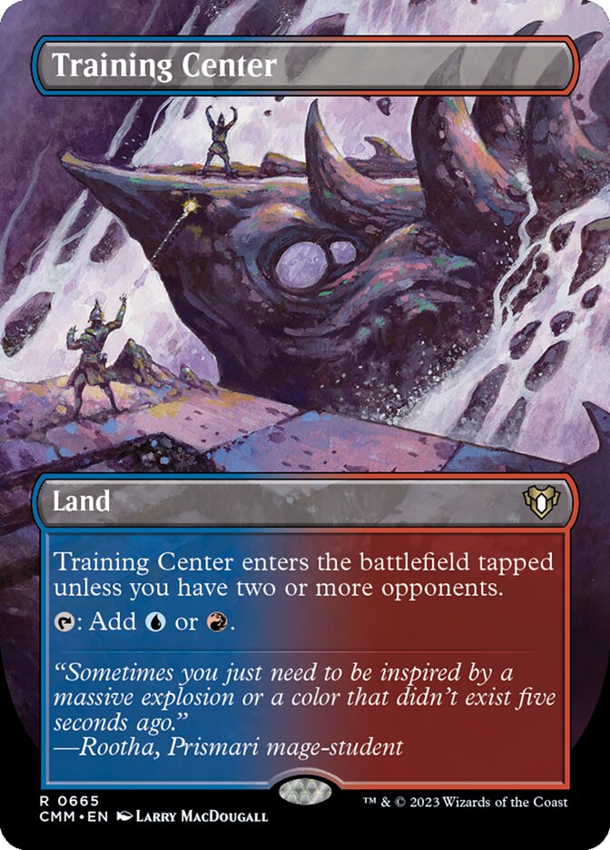 Training Center, Commander Masters Card Art