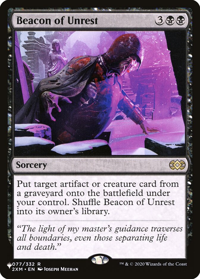 Beacon of Unrest, The List Card Art