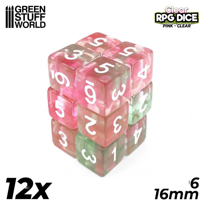 Green Stuff World - Dice - D6 - 16mm