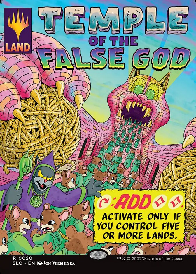 Temple of the False God, Secret Lair Countdown Card Art