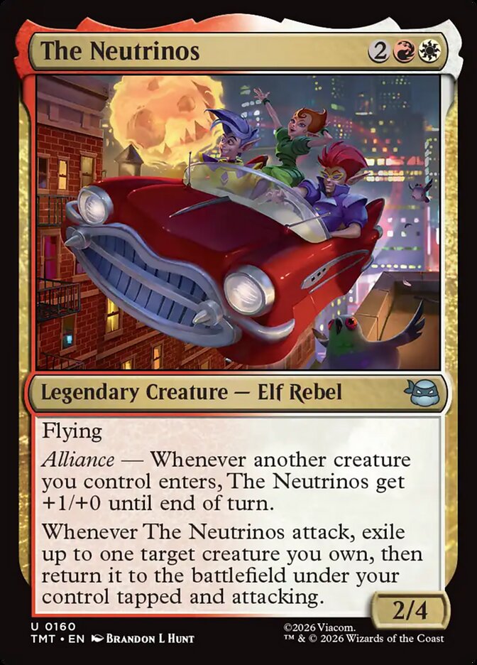 The Neutrinos, Teenage Mutant Ninja Turtles Card Art