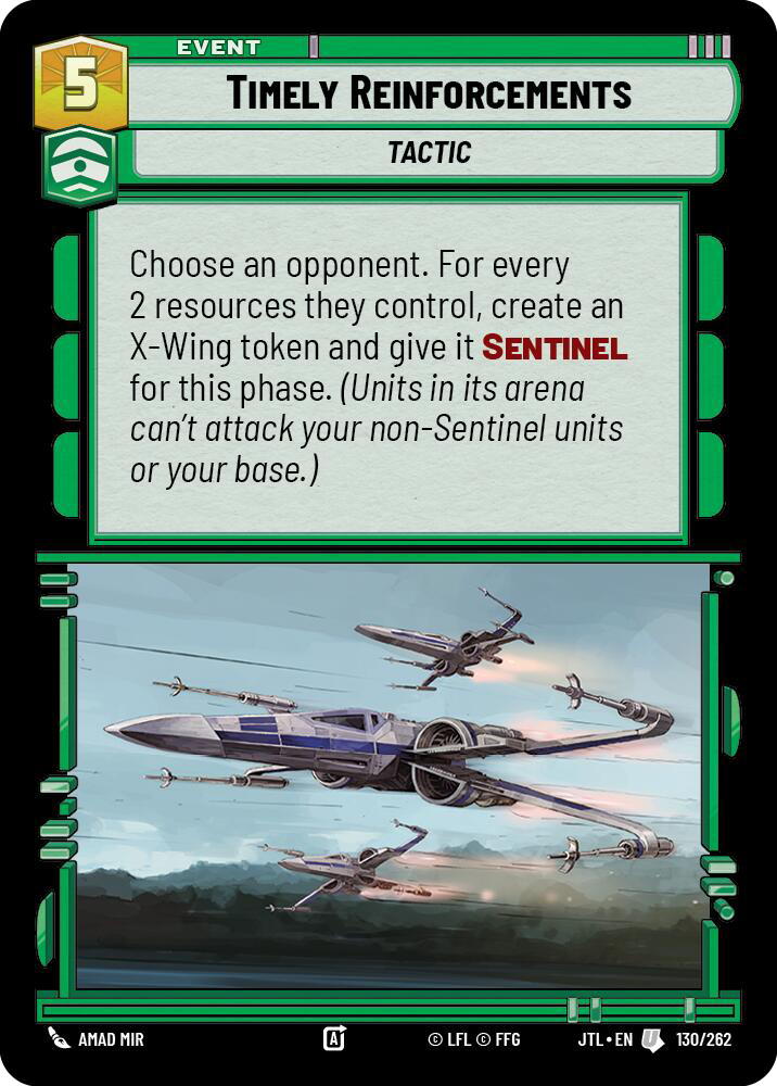 Timely Reinforcements, Jump to Lightspeed Card Art