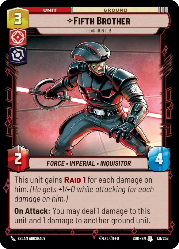 Fifth Brother, Fear Hunter - Foil
