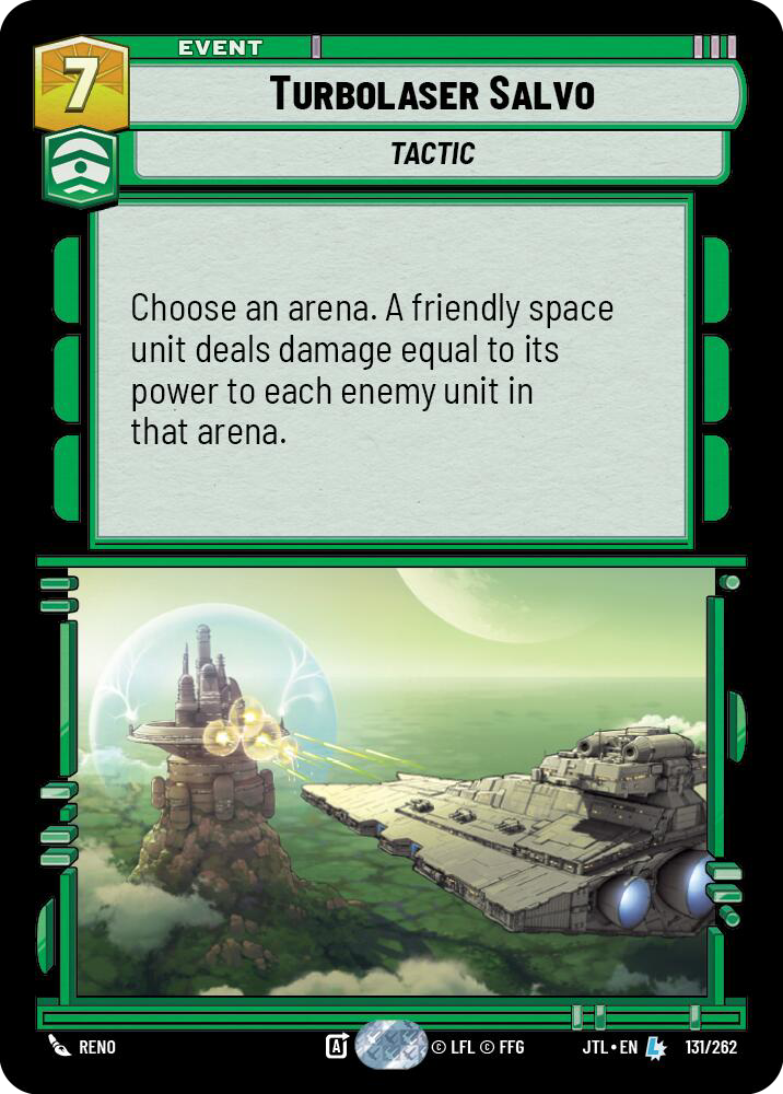 Turbolaser Salvo, Jump to Lightspeed Card Art