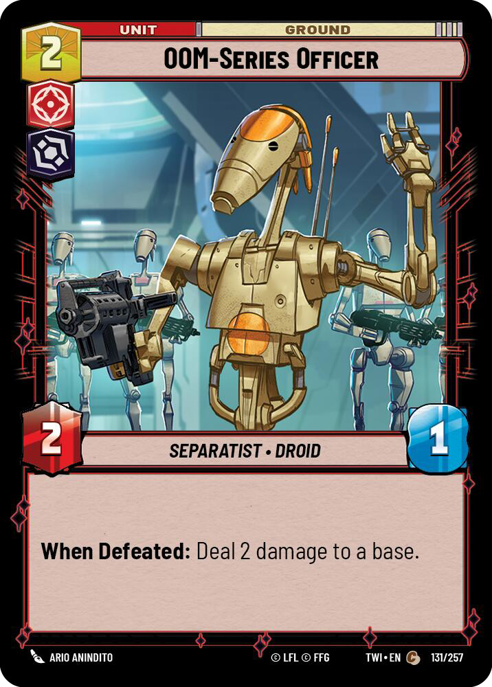 OOM-Series Officer, Twilight of the Republic Card Art