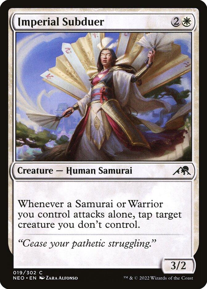 Imperial Subduer, Kamigawa: neon dynasty Card Art