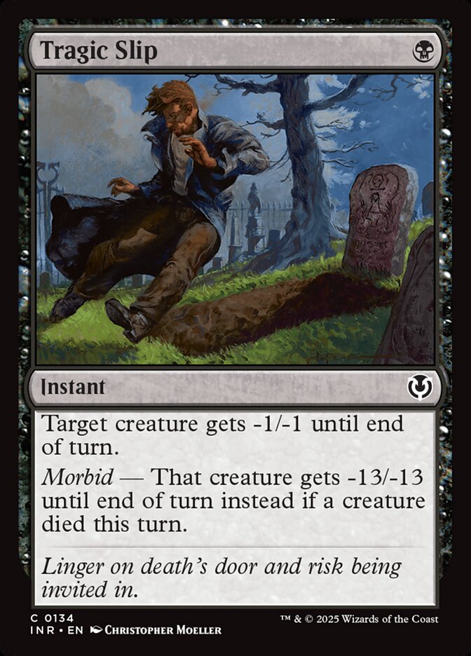 Tragic Slip, Innistrad Remastered Card Art