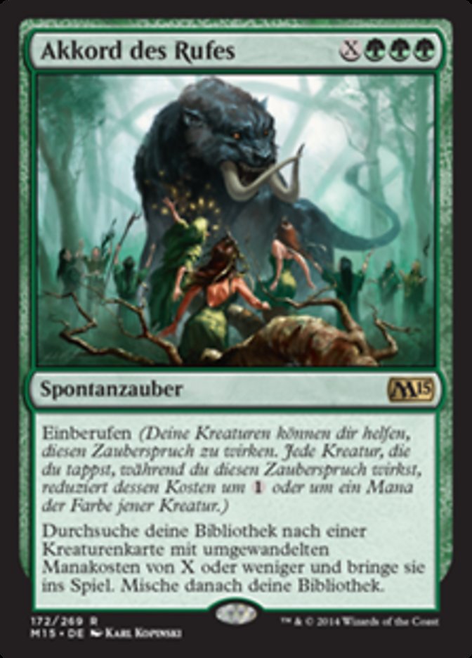 Chord of Calling, Magic 2015 Card Art