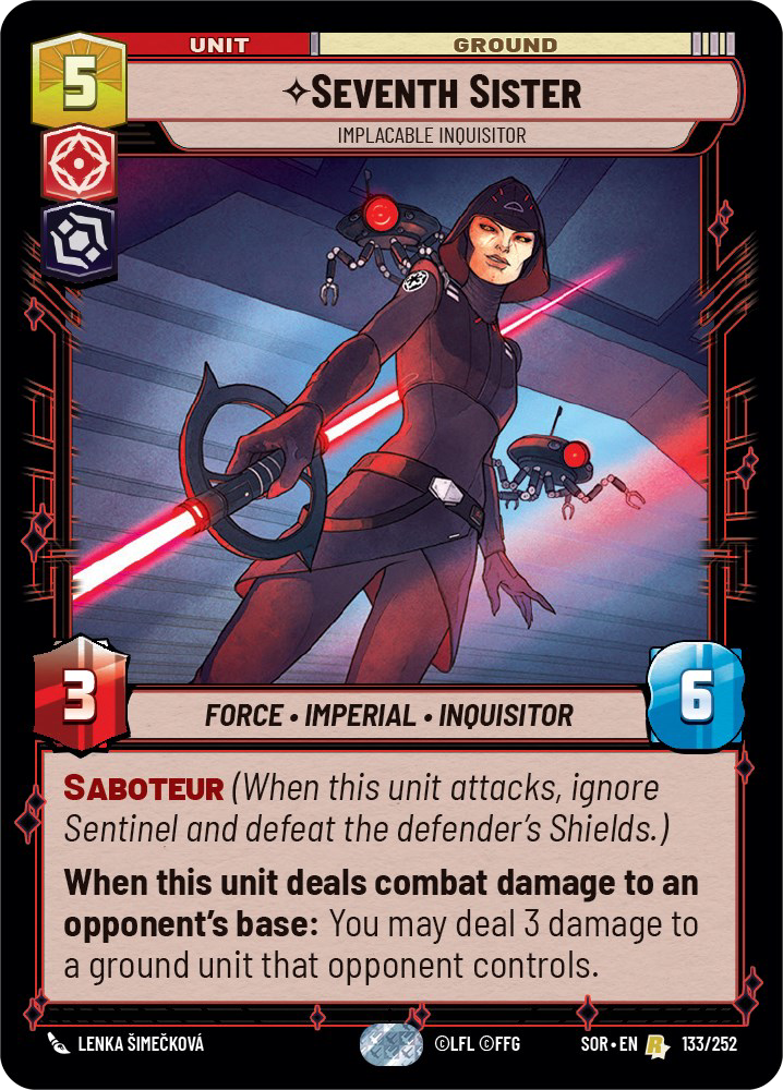 Seventh Sister, Implacable Inquisitor - Foil