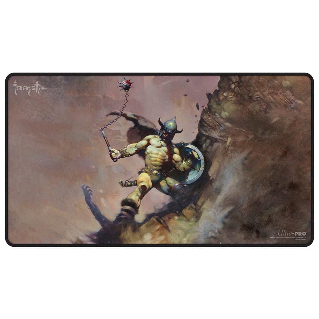 Ultra Pro - Stitched Playmat - Frank Frazetta: Warrior With Ball and Chain