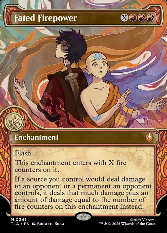 Fated Firepower, Avatar: The Last Airbender Card Art