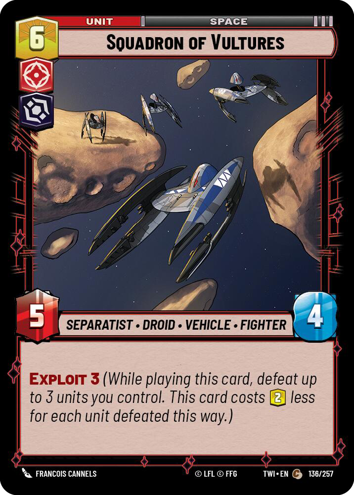 Squadron of Vultures, Twilight of the Republic Card Art