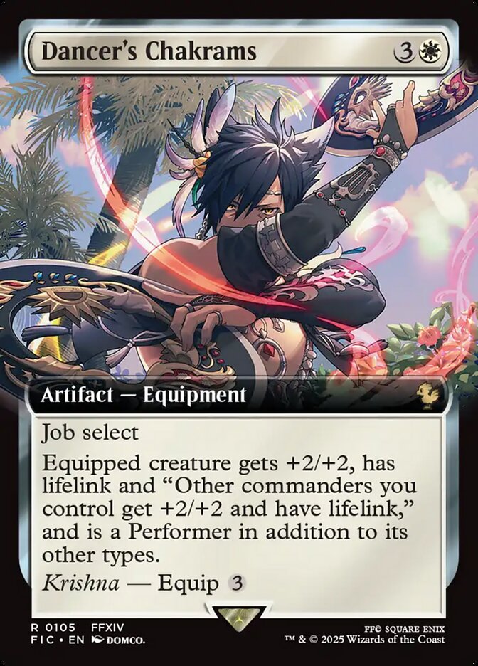 Dancer's Chakrams, Final Fantasy Commander Card Art