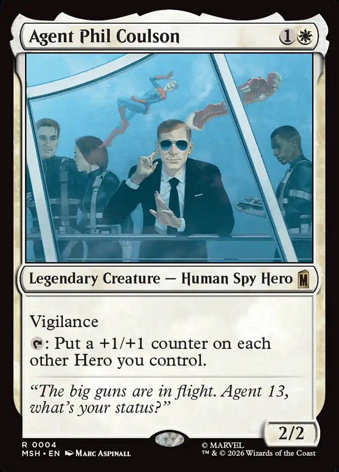 Agent Phil Coulson, Marvel Super Heroes Card Art