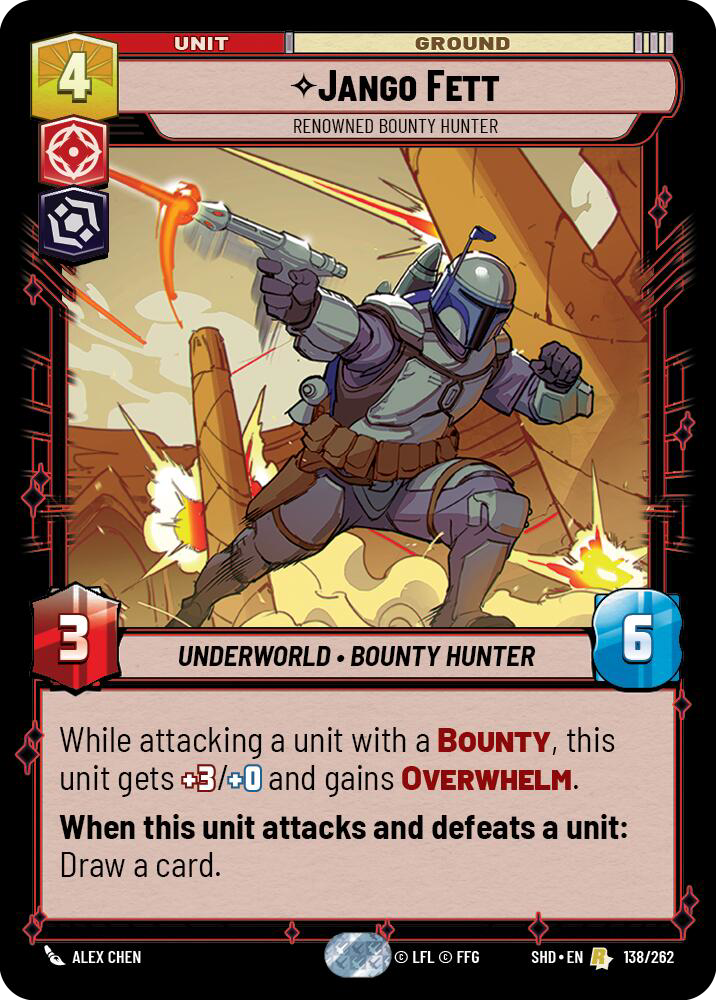 Jango Fett, Renowned Bounty Hunter - Foil