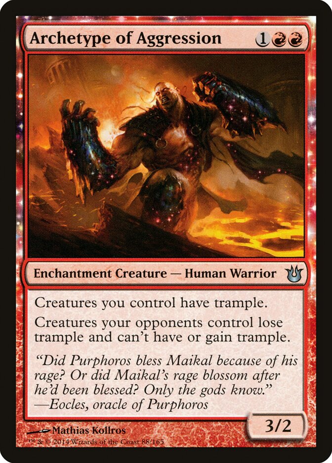 Archetype of Aggression, Born Of The Gods Card Art
