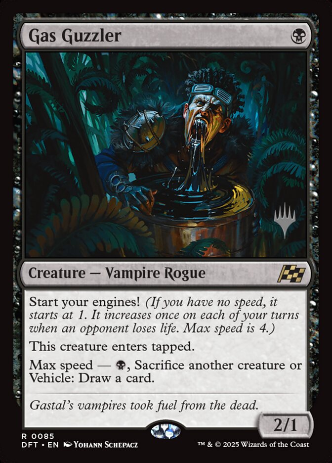 Gas Guzzler, Aetherdrift promos Card Art