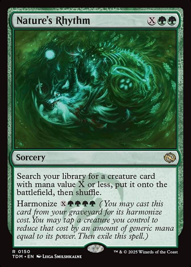 Nature's Rhythm, Tarkir: dragonstorm Card Art