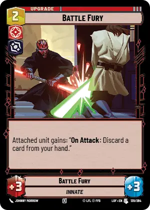 Battle Fury, Legends of the Force Card Art