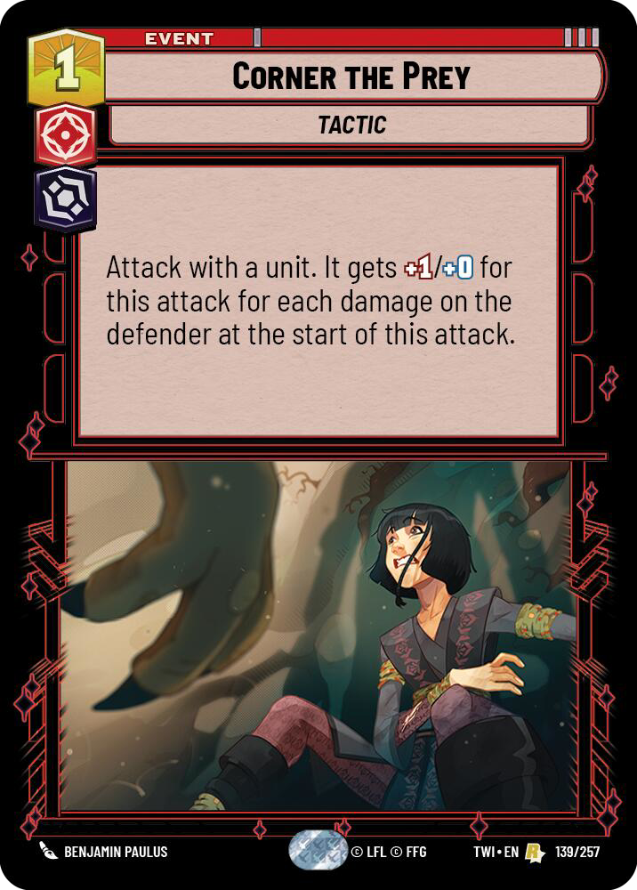 Corner the Prey, Twilight of the Republic Card Art