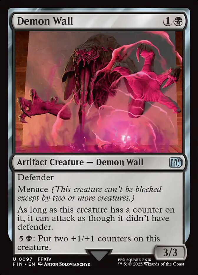 Demon Wall, Final fantasy Card Art