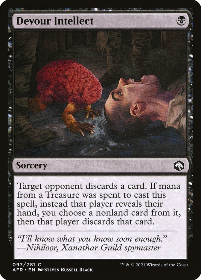 Devour Intellect, Adventures In The Forgotten Realms Card Art