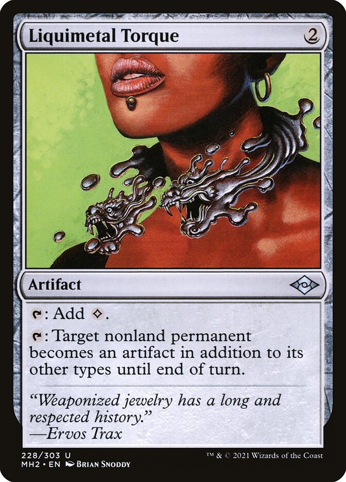 Liquimetal Torque, Modern Horizons 2 Card Art