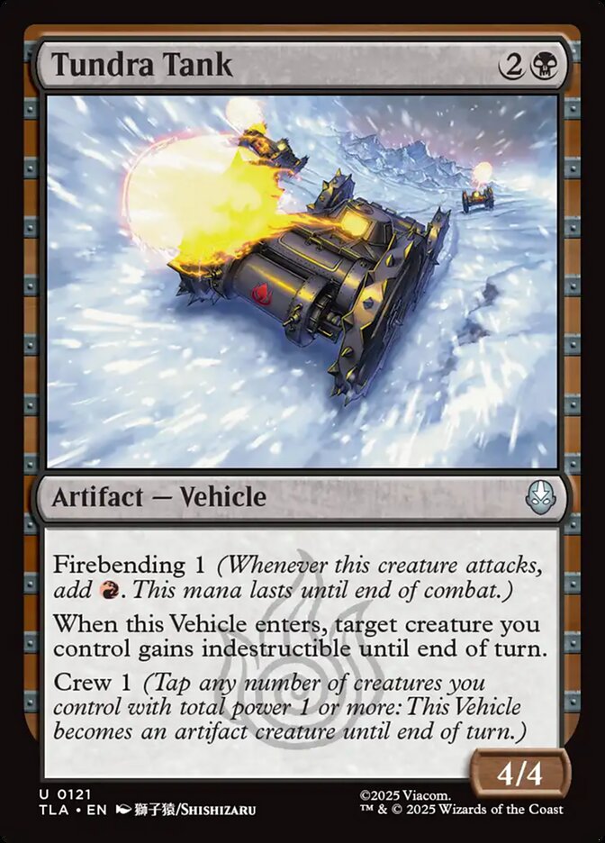 Tundra Tank, Avatar: The Last Airbender Card Art