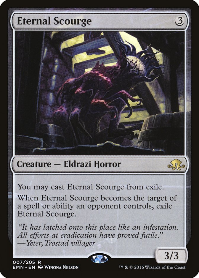 Eternal Scourge, Eldritch Moon Card Art