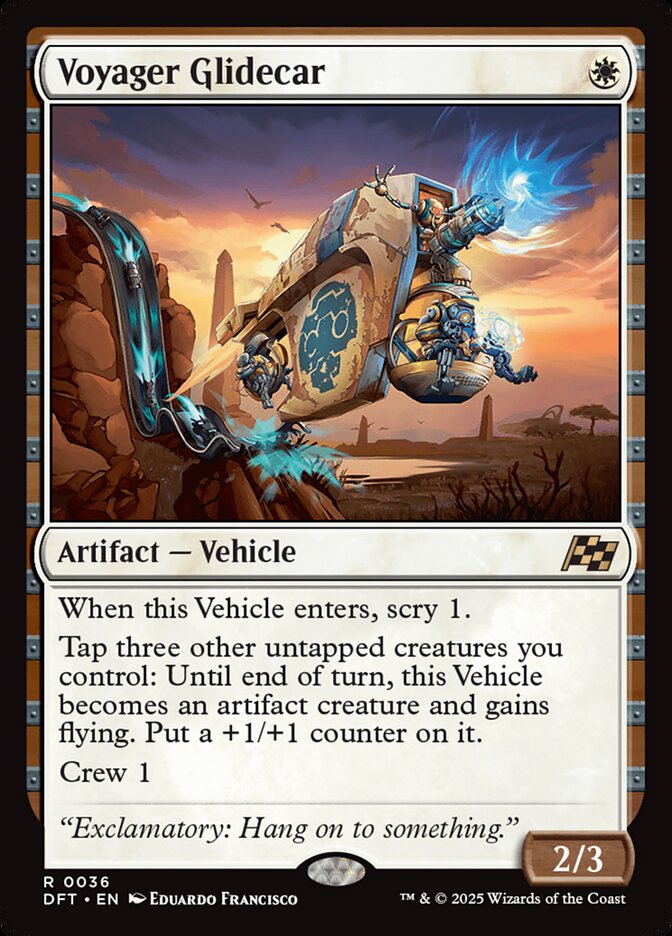 Voyager Glidecar, Aetherdrift Card Art