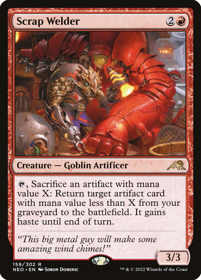 Scrap Welder, Kamigawa: neon dynasty Card Art