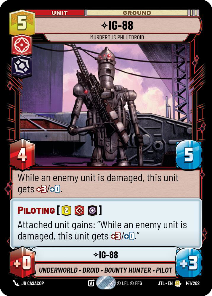 IG-88, Murderous Phlutdroid, Jump to Lightspeed Card Art