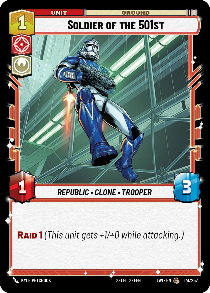 Soldier of the 501st, Twilight of the Republic Card Art