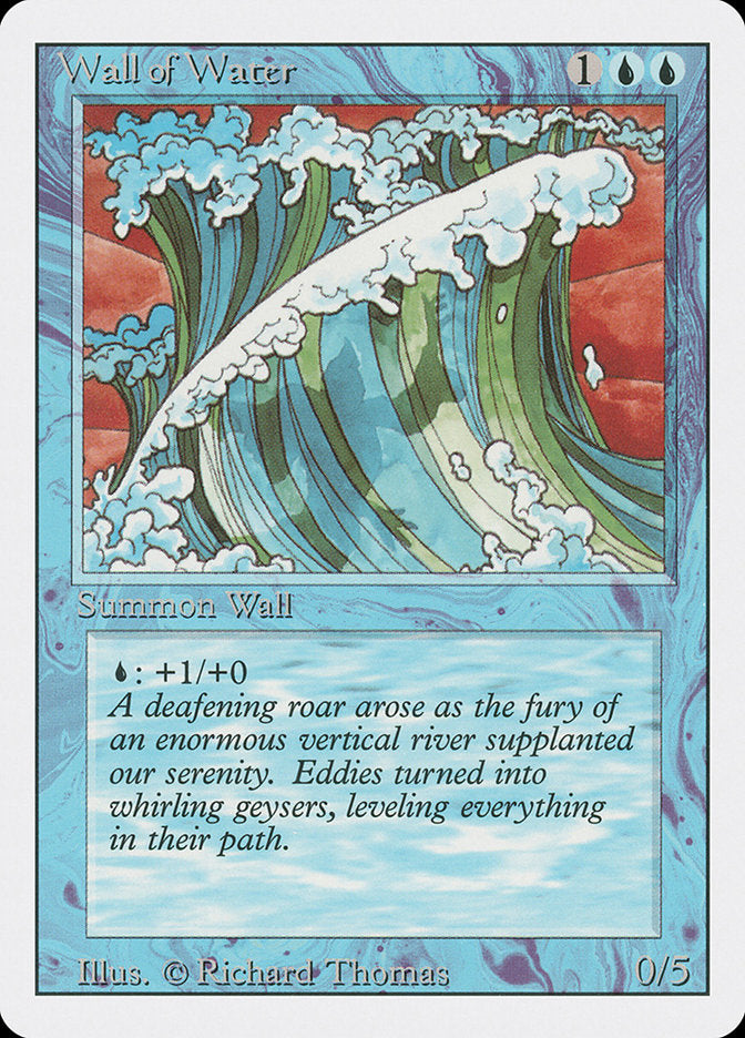 Wall of Water, Revised edition Card Art